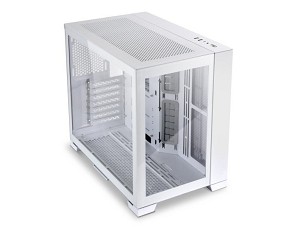 Számítógépház Lian Li O11 Dynamic Mini-S Snow Edition ATX Fehér Edzett üveg