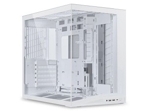 Lian Li O11D Mini V2, Midi-tower ház,edzett üveg - fehér