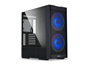 Számítógépház Lian Li LANCOOL 206 ATX, Edzett üveg, Fekete